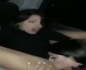 Eating clit in the car from passionately eating pussy in the car