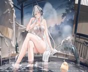 Kursk &#34;Lone Wolf Amid the Steam&#34; hot springs skin - Live2D preview! [Video] from reshma skin mallu shakeela video v