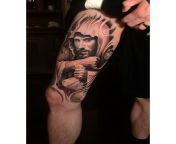 Judas Escariot by Josh Duffy of Black Castle tattoos, Peoria AZ, inspired by the 1885 painting of Judas by Russian painter Ilya Yefimovich. from russian tattoo
