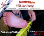 Concentrate - Niki Lee Young: Feet &amp; Legs Tickling - 50:45 - TickleHotness.com/store from lee young ae fake nud