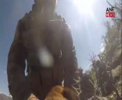 Never seen footage of a special trained dog attached with a gopro, combing a tunnel belonging to Kurdish rebels in northern iraq. Firefight can be seen at the end from kurdish