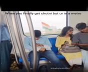 Day in a delhi metro from indian delhi metro train sex scandal