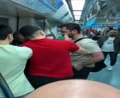 The asylum seeker, who took the video of Turkish women in the subway, was lynched by the citizens from japanese schoogirl gangbanged in the subway