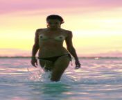 Alessandra Ambrosio Topless walk in the beach! [Brightened &amp; Slowed Down] from jotdi myss alessandra