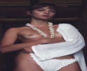 Inka WilliamsFrench Australian model and bloggerBali photoshoot for 2021Magnifik Magazine from bong hot model and hot saree photoshoot