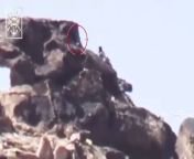 Saudi soldier is shot before falling down a mountain in Asir, Saudi Arabia (December 26th, 2019) from dawnload saudi arabia