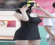 Kwon Eunbi sexy in black dress from paki girl in black dress fuck mp4
