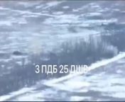 Russian IFV assaulting a Ukrainian position turns into a huge fireball thanks to a little drone from disrupted photoset a fashion model turns into a fucktoy milka way