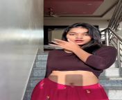 Sujata Chalke - Sexy navel and expressions (IG @sujata_chalke_) from indian 35 aunty and 18 videoog bf xxxxxanu buddy navel puzzy image