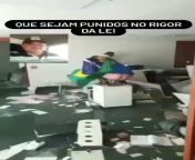 Brazilian fanatical Bolsonaro supporter inside congressional office does like MAGA from brazzer office sexn amma maga