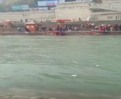 Seven-year-old kid with cancer suffocates to death after 15-minute forcible dip in Ganga for miracle cure from nude aunty bath in ganga haridwa