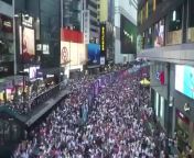 4 years ago, on June 9th 2019, over a million marched in HongKong from tkw hongkong