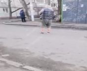 Man Throws Rock at Old Man and Ends Up Getting Shot in the Cheek [Odessa, Ukraine] from landing old man and xxx yong daci xxx