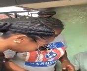 A video from today&#39;s presidential and national assembly elections in Nigeria. A woman who was attacked by thugs at the polls came back to vote after taking first aid. from nigeria naked woman pussy