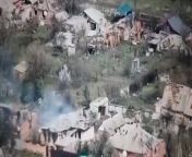 ua pov. UA soldier in the video talks about 2 wounded RU soldiers being downed in the center of the frame and shows an evacuation group coming to get them. The group is hit with an explosion. from biqle ru video vk nu lsaan