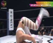 The Natsu Sumire crotch attack on Natsuko Tora and Saki Kashima (in HD) from bihu tora