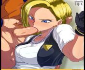 Goku face fucking Android 18 from goku and android 18 x