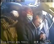 Inside view of a taxi car crash in China. Family of three instant death. from china family nud