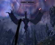 I beat Skyrim using only Bow Bashing... Sped up 2.5x for upload limit purposes from skyrim drend mard