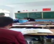 Chinese teacher is educating from chinese teacher glasses