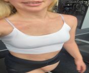 My braless treadmill workout. Would you workout with me? from eunsongs asmr massage braless video
