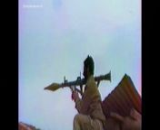 Iranian Soldier is immediately shot in the head by an Iraqi Sniper after firing his RPG, Iran-Iraq War from www iran ainsex